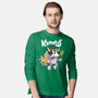 Krampus Bluey-Mens-Long Sleeved-Tee-Nemons