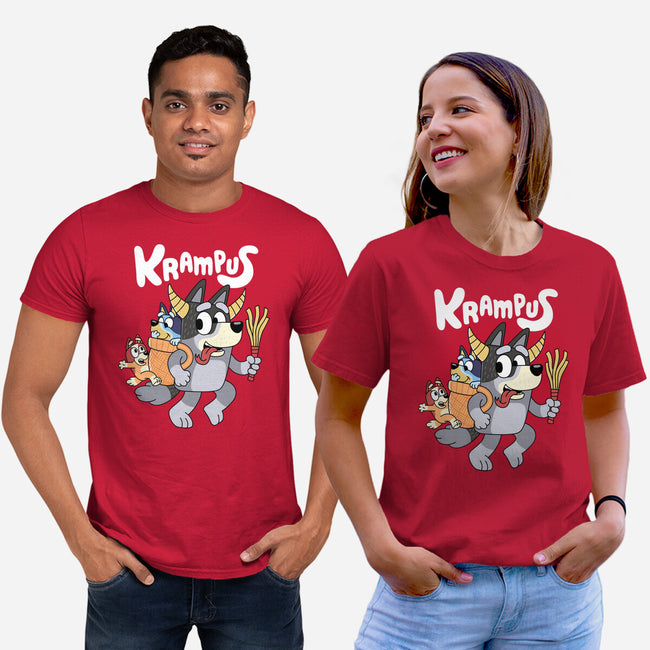 Krampus Bluey-Unisex-Basic-Tee-Nemons