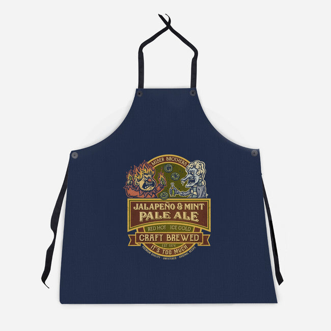 Miser Brothers Jalapeno And Mint Ale-Unisex-Kitchen-Apron-kg07