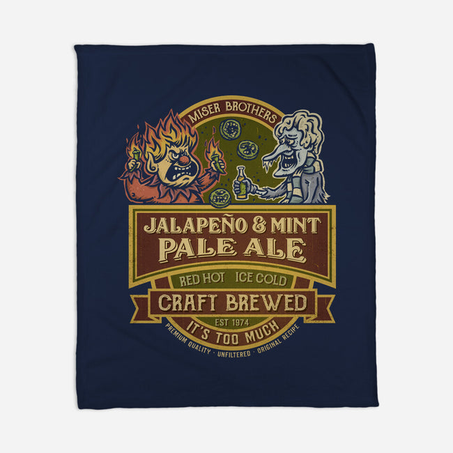 Miser Brothers Jalapeno And Mint Ale-None-Fleece-Blanket-kg07