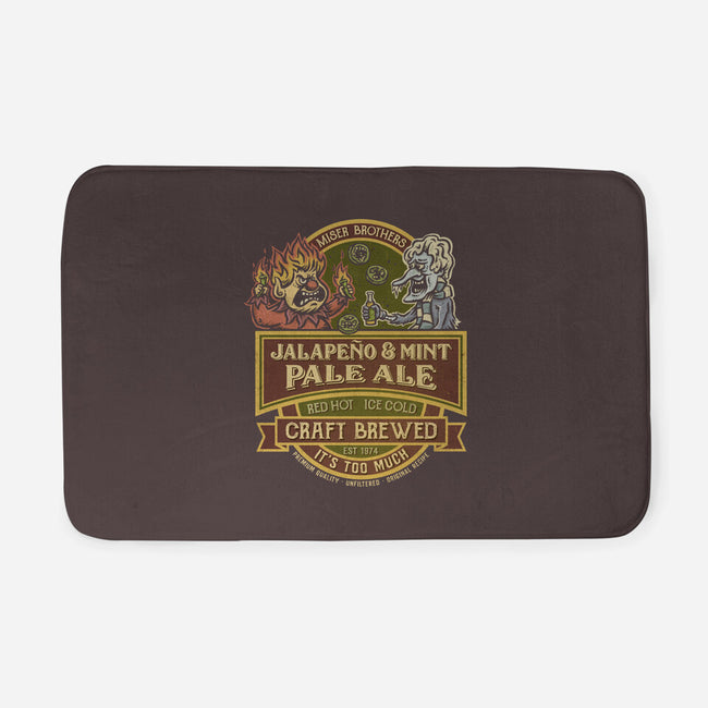 Miser Brothers Jalapeno And Mint Ale-None-Memory Foam-Bath Mat-kg07