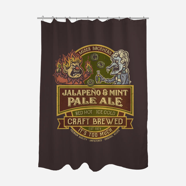 Miser Brothers Jalapeno And Mint Ale-None-Polyester-Shower Curtain-kg07