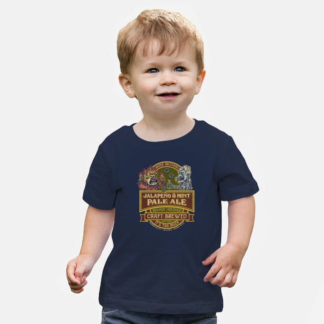 Miser Brothers Jalapeno And Mint Ale-Baby-Basic-Tee-kg07