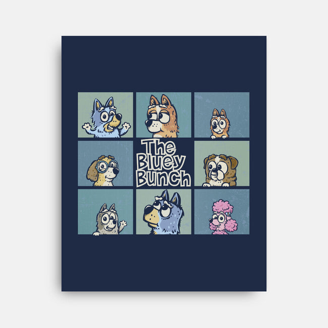 The Bluey Bunch-None-Stretched-Canvas-kg07