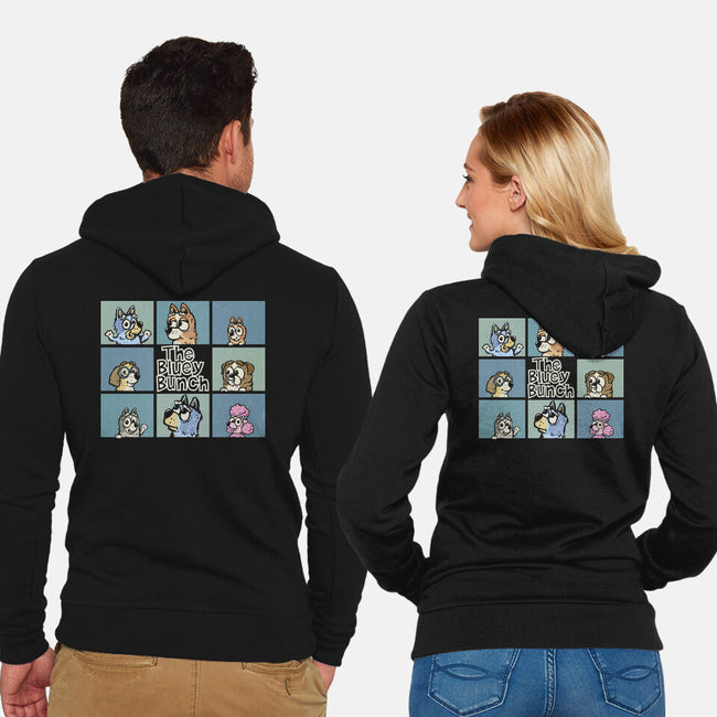 The Bluey Bunch-Unisex-Zip-Up-Sweatshirt-kg07