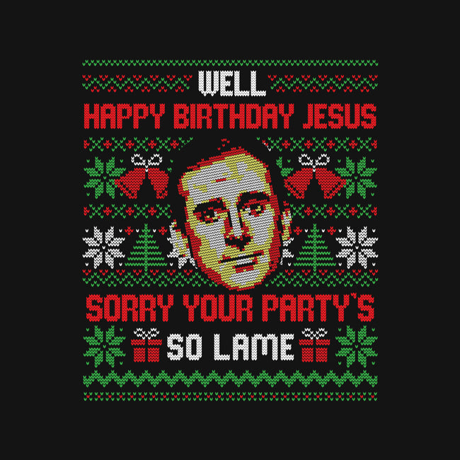 Happy Birthday Jesus-Womens-Racerback-Tank-eduely