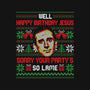 Happy Birthday Jesus-Womens-Racerback-Tank-eduely