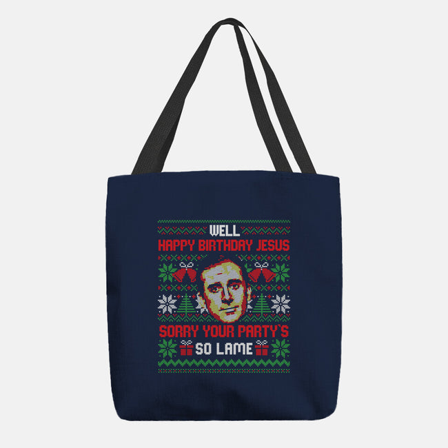 Happy Birthday Jesus-None-Basic Tote-Bag-eduely