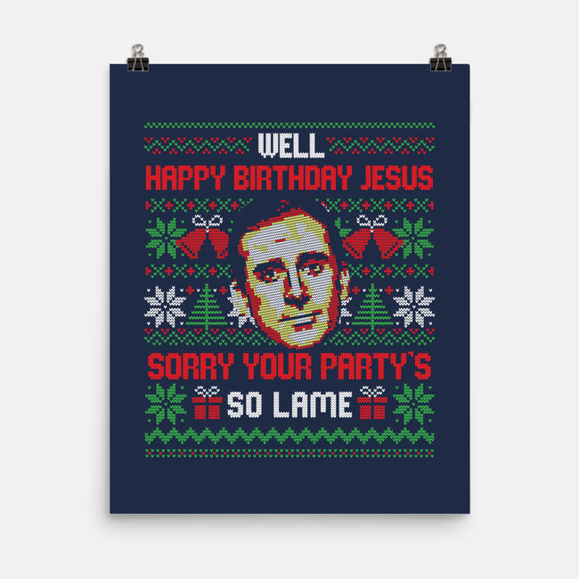 Happy Birthday Jesus-None-Matte-Poster-eduely