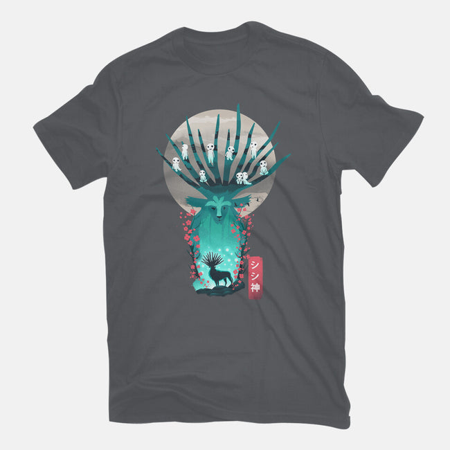 Deer God-Mens-Basic-Tee-dandingeroz