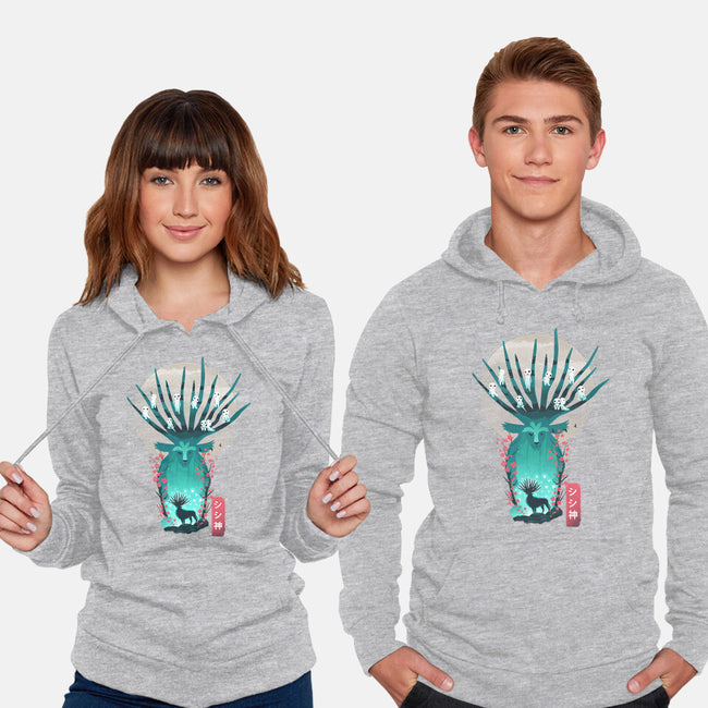 Deer God-Unisex-Pullover-Sweatshirt-dandingeroz