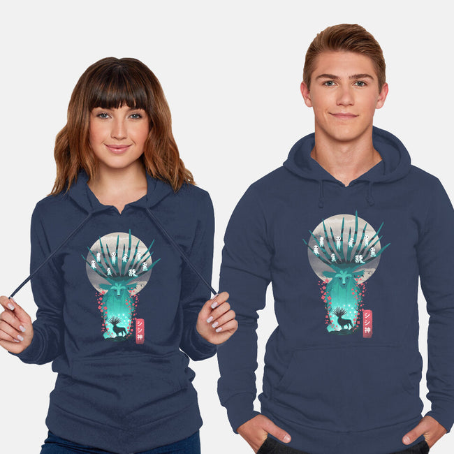 Deer God-Unisex-Pullover-Sweatshirt-dandingeroz