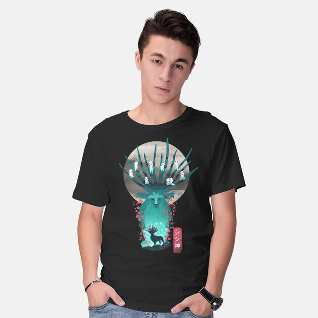 Deer God-Mens-Basic-Tee-dandingeroz