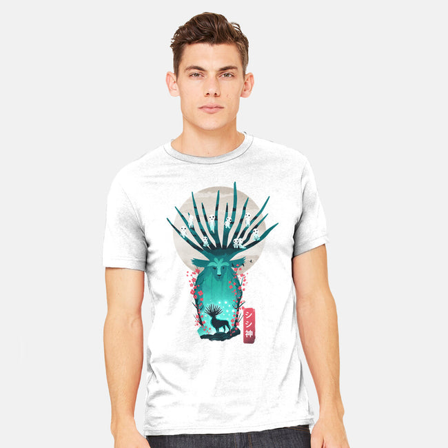 Deer God-Mens-Heavyweight-Tee-dandingeroz