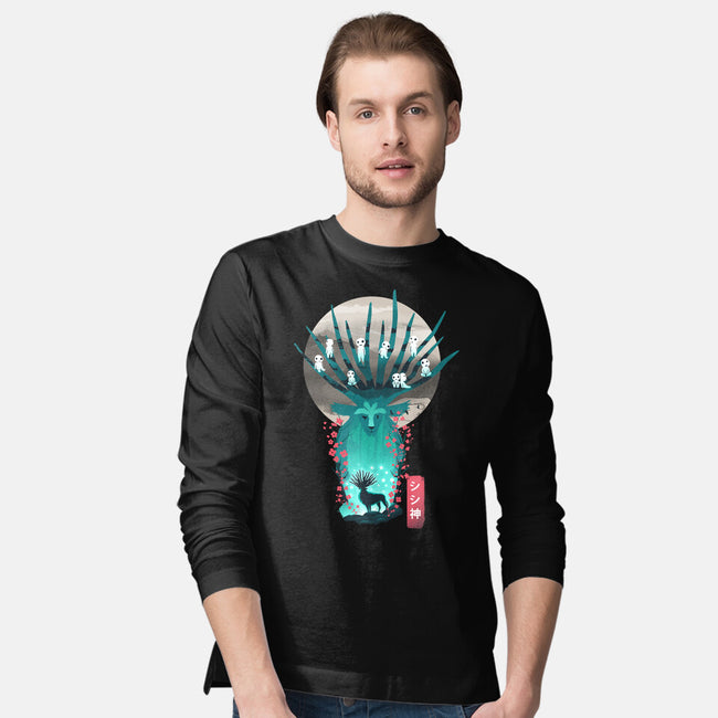 Deer God-Mens-Long Sleeved-Tee-dandingeroz