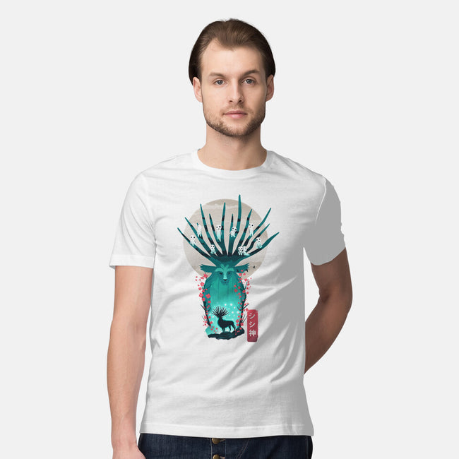 Deer God-Mens-Premium-Tee-dandingeroz