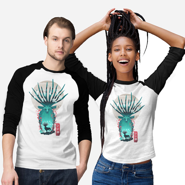 Deer God-Unisex-Baseball-Tee-dandingeroz