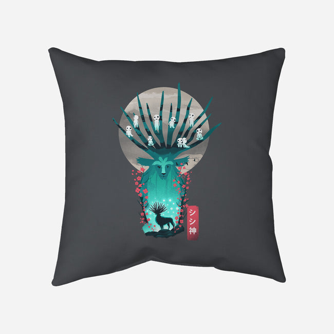 Deer God-None-Non-Removable Cover w Insert-Throw Pillow-dandingeroz