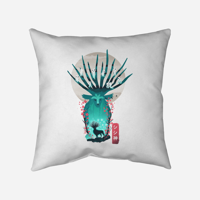 Deer God-None-Non-Removable Cover w Insert-Throw Pillow-dandingeroz