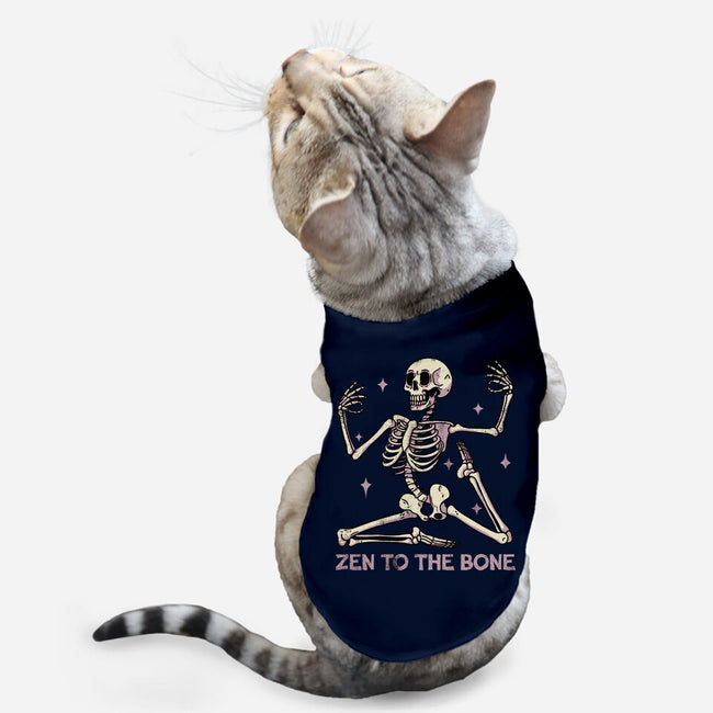 Zen To The Bone-Cat-Basic-Pet Tank-fanfreak1