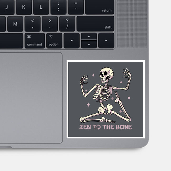 Zen To The Bone-None-Glossy-Sticker-fanfreak1