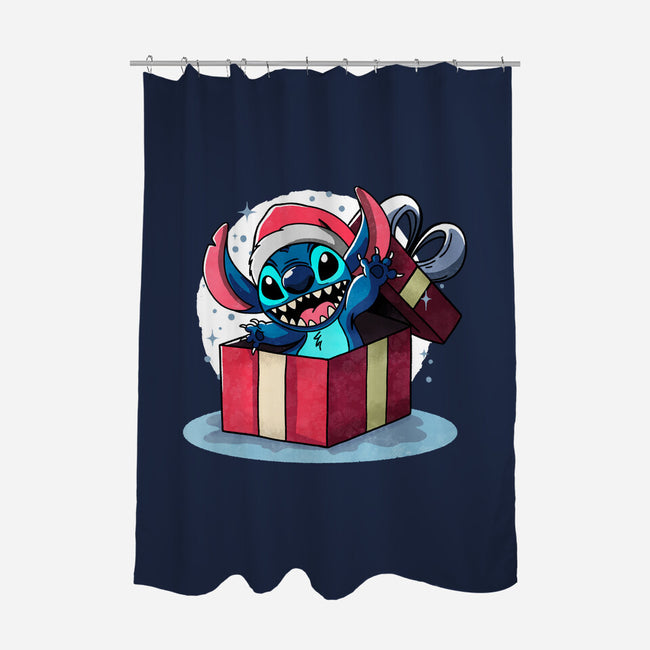 Alien Surprise-None-Polyester-Shower Curtain-fanfreak1