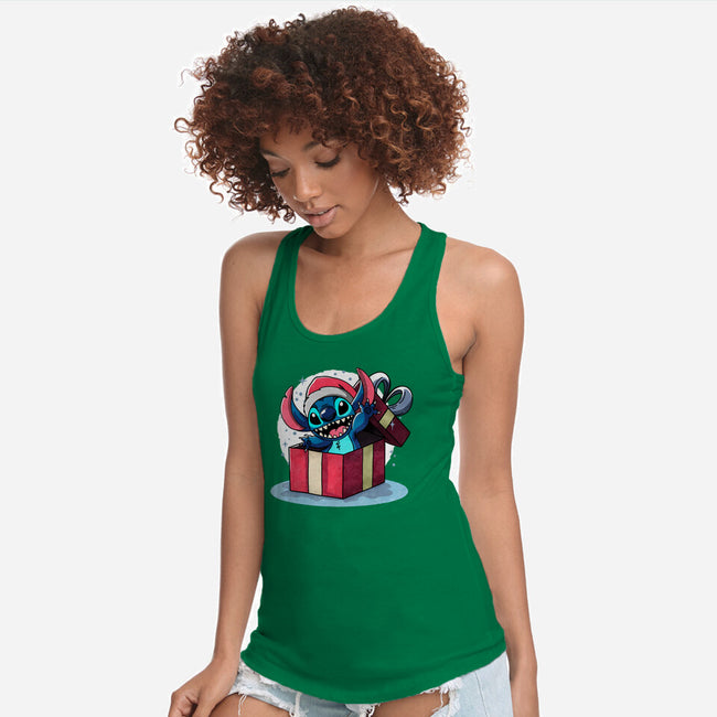 Alien Surprise-Womens-Racerback-Tank-fanfreak1