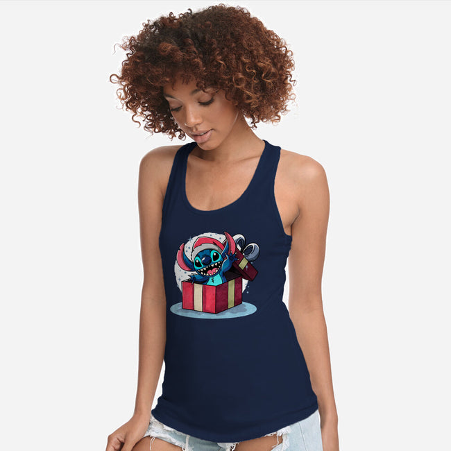 Alien Surprise-Womens-Racerback-Tank-fanfreak1