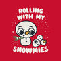 Rolling With My Snowmies-None-Glossy-Sticker-Weird & Punderful