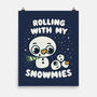 Rolling With My Snowmies-None-Matte-Poster-Weird & Punderful