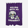 Rolling With My Snowmies-None-Polyester-Shower Curtain-Weird & Punderful