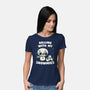 Rolling With My Snowmies-Womens-Basic-Tee-Weird & Punderful