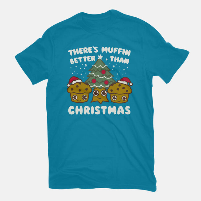 There's Muffin Batter Than Christmas-Mens-Basic-Tee-Weird & Punderful