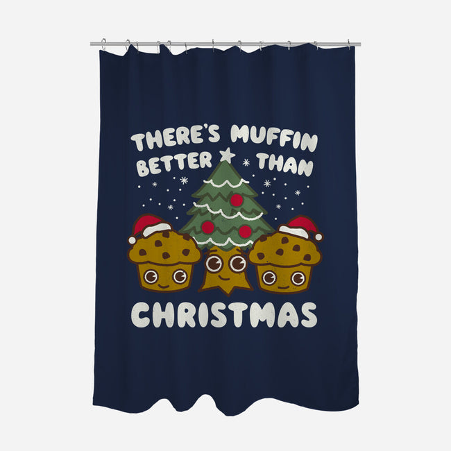 There's Muffin Batter Than Christmas-None-Polyester-Shower Curtain-Weird & Punderful