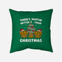 There's Muffin Batter Than Christmas-None-Removable Cover-Throw Pillow-Weird & Punderful