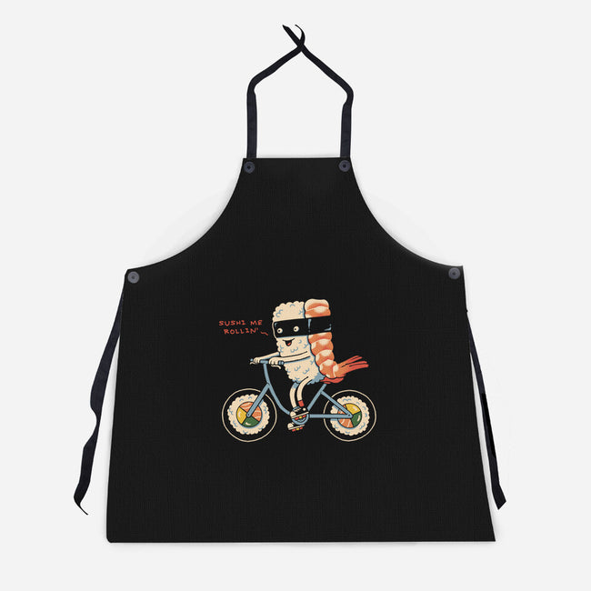 Sushi Me Rollin-Unisex-Kitchen-Apron-vp021