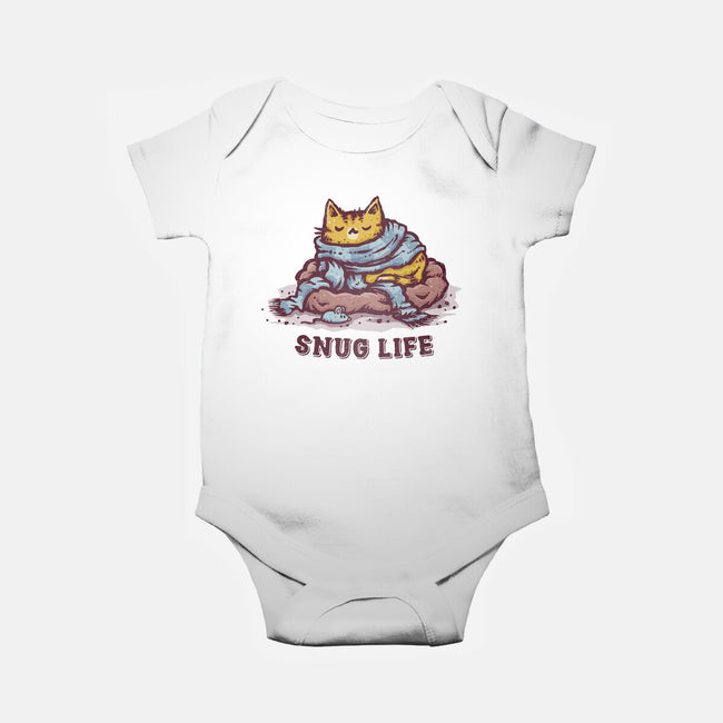 Living The Snug Life-Baby-Basic-Onesie-kg07