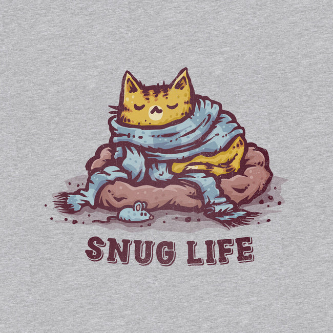 Living The Snug Life-Mens-Heavyweight-Tee-kg07