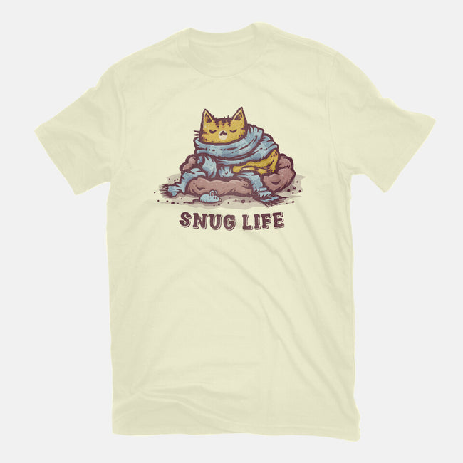 Living The Snug Life-Mens-Premium-Tee-kg07