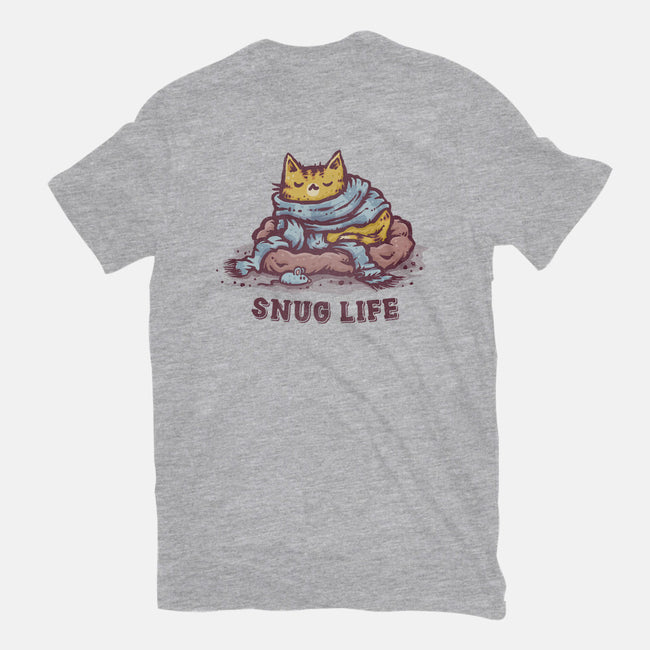 Living The Snug Life-Womens-Fitted-Tee-kg07