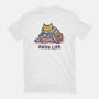 Living The Snug Life-Mens-Heavyweight-Tee-kg07