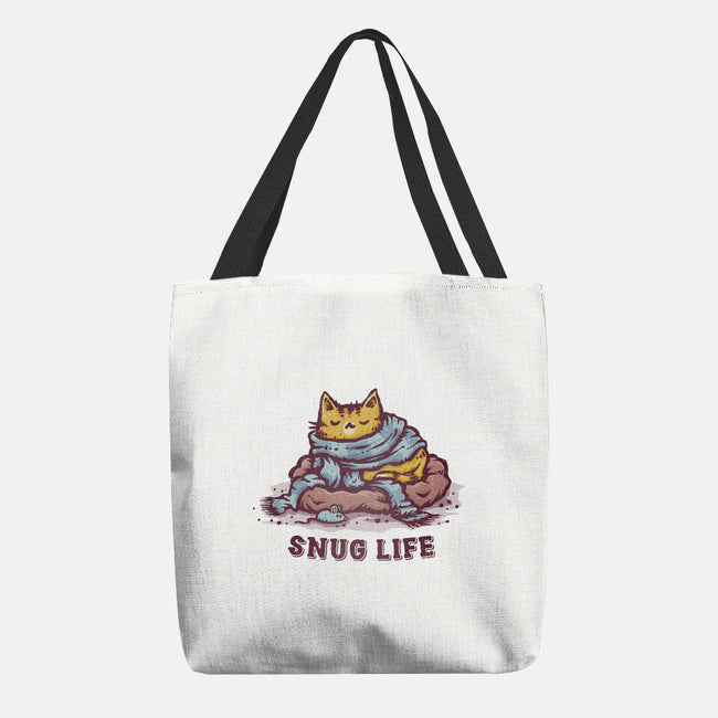 Living The Snug Life-None-Basic Tote-Bag-kg07