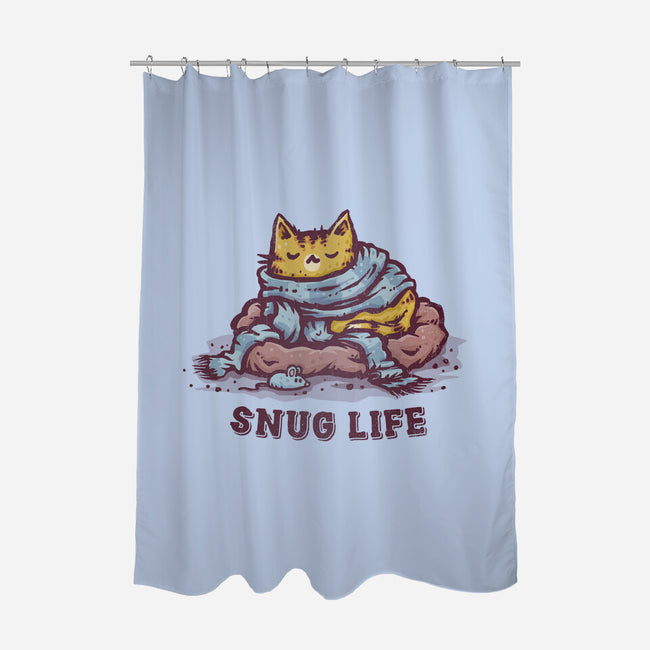 Living The Snug Life-None-Polyester-Shower Curtain-kg07