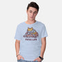 Living The Snug Life-Mens-Basic-Tee-kg07