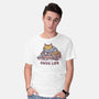 Living The Snug Life-Mens-Basic-Tee-kg07