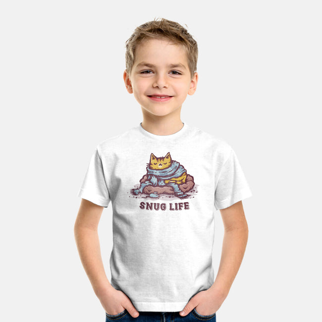 Living The Snug Life-Youth-Basic-Tee-kg07