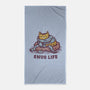 Living The Snug Life-None-Beach-Towel-kg07