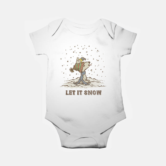 Let It Snow-Baby-Basic-Onesie-kg07