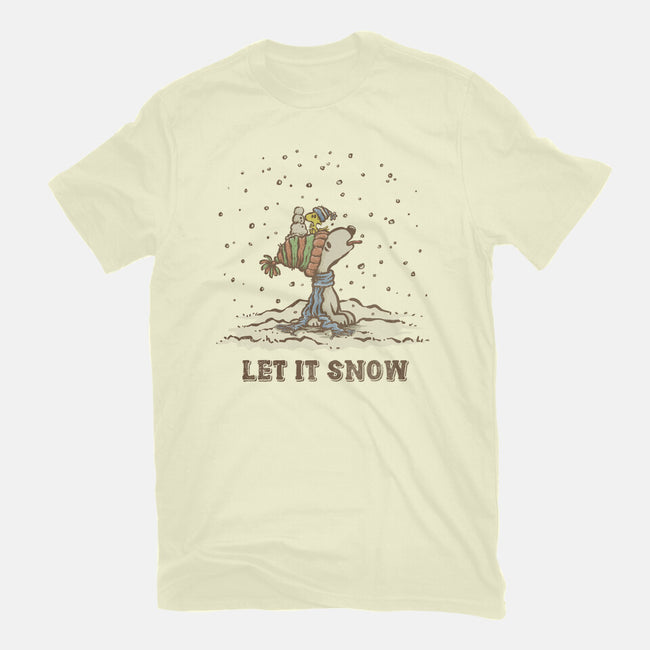 Let It Snow-Mens-Basic-Tee-kg07