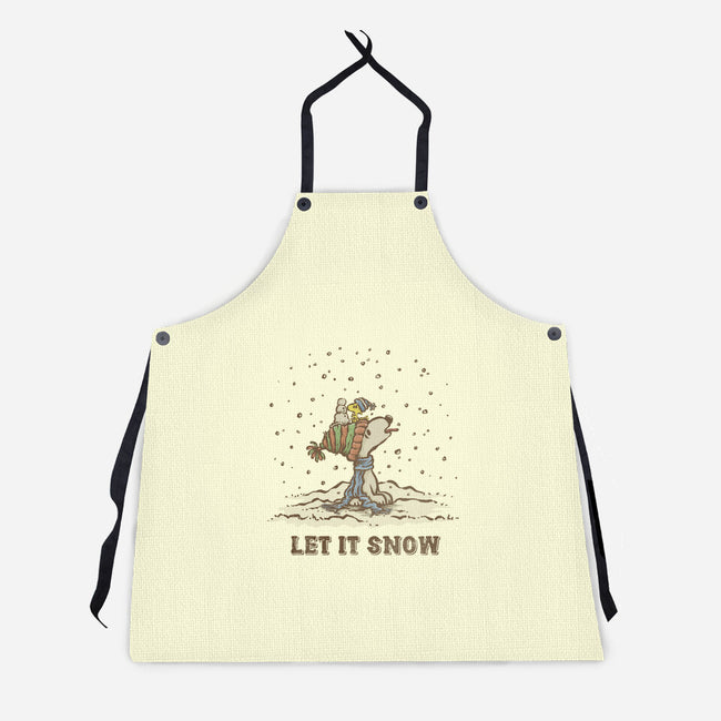 Let It Snow-Unisex-Kitchen-Apron-kg07